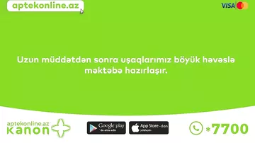 Aptekonline.az-da yeni ENDİRİMLİ kampaniya! Uşaqlarınızın sağlamlığı üçün xüsusi təklif!