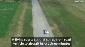 3 dəqiqəyə transformasiya edərək uça bilən avtomobil