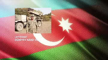 Düşmənin atəş nöqtələrini məhv edən leytenant