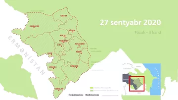 Azərbaycan ordusunun işğaldan azad etdiyi ərazilərin interaktiv xəritəsi yenilənib