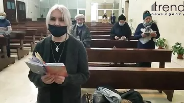 В Католической церкви Баку отслужили мессу в память об азербайджанских воинах и мирных жителях, жертв армянской агрессии (2)