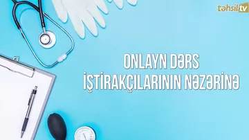 Onlayn dərs iştirakçılarının nəzərinə