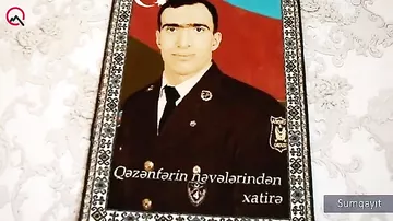 Nişan xonçaları məzarı üzərinə qoyulan şəhid Cavid Cəfərov